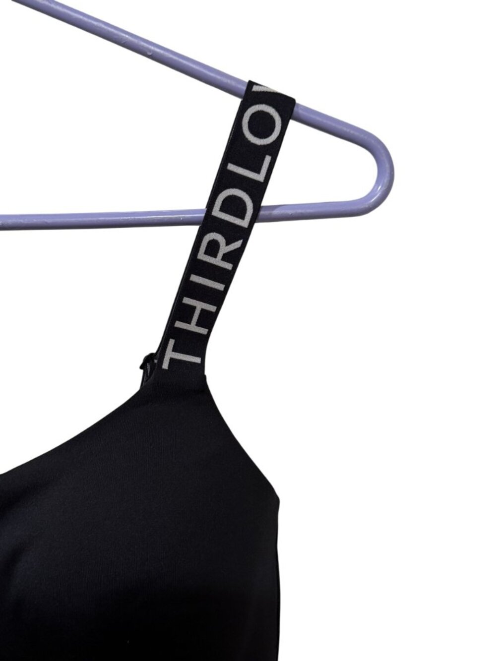 ThirdLove Womens Black Wireless Comfort Bra 32E Adjustable Logo Straps NWT - Picture 3 of 6
